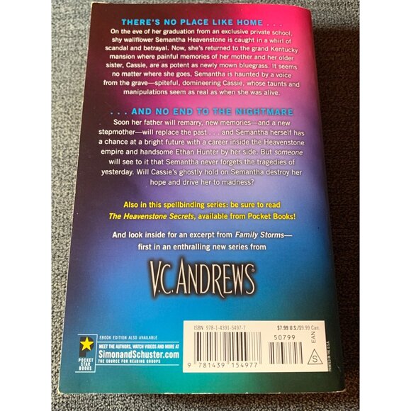 V.C. Andrews "Secret Whispers" Paperback Book - Picture 2 of 5